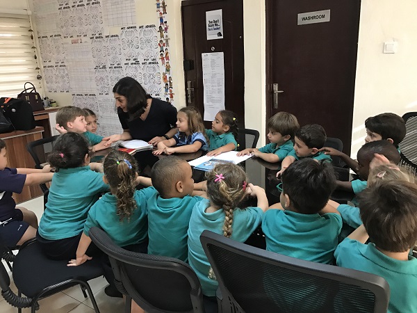 Nursery Class Visits the Director, Dr. Fatma Odaymat 