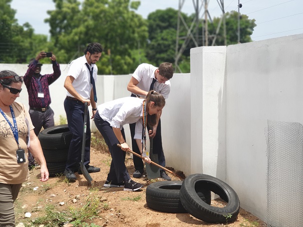 IBDP CAS Composting with Ms. Sara Stayte