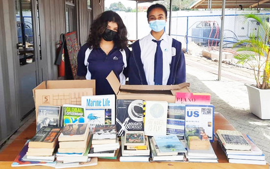 MYP 5 Students Donate Books toward FOLIG's 2021 Book Drive Project