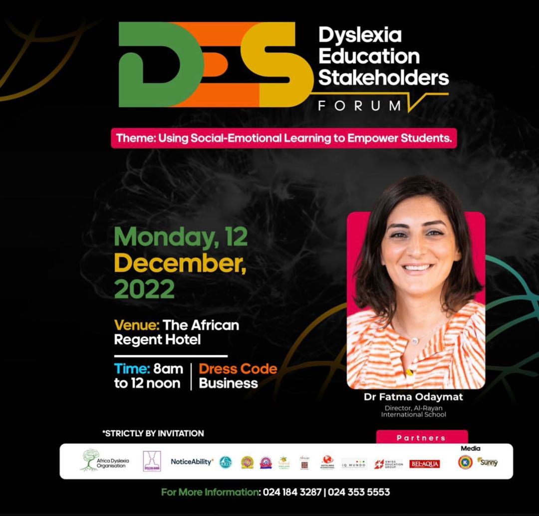 Dr Fatma Odaymat Speaks at the Dyslexia Education Stakeholders Forum