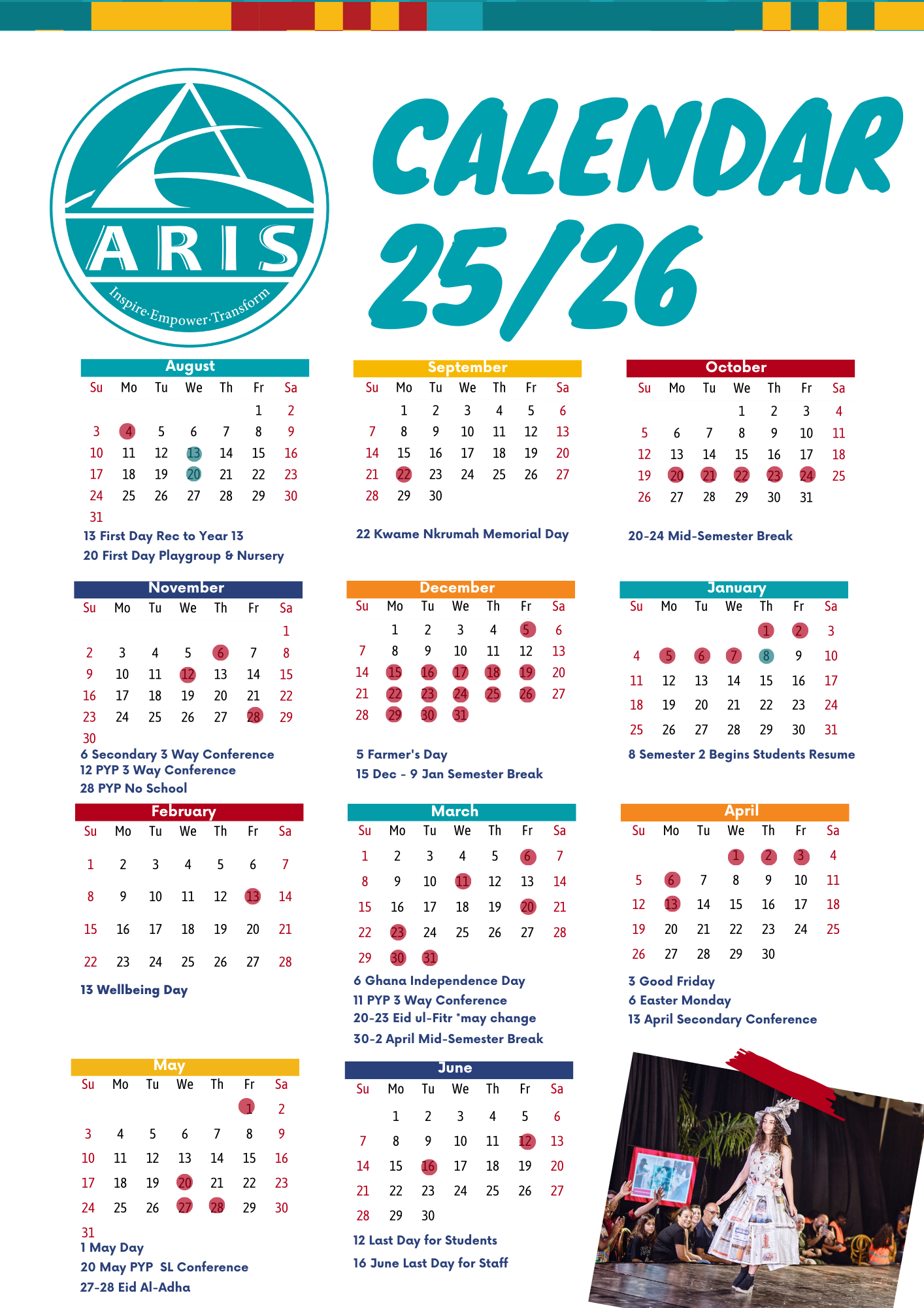 Academic Calendar